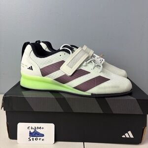 Adidas Adipower Weightlifting III Fitness Sports Shoes White IF0530 Men’s Sz 8